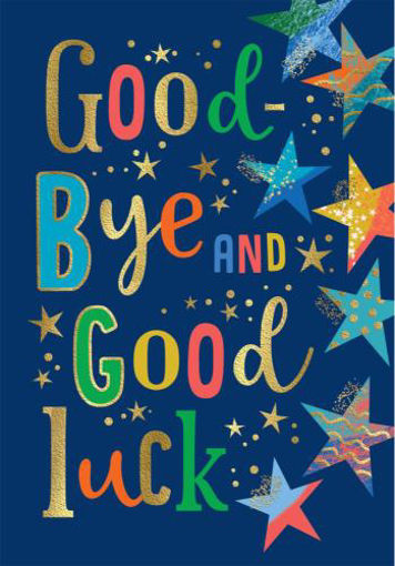 Picture of GOODBYE AND GOOD LUCK CARD
